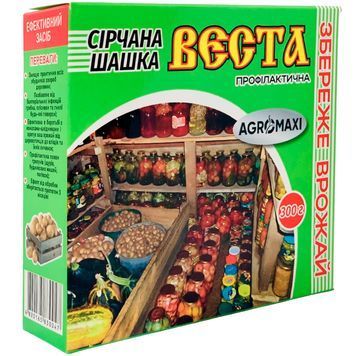 Серная шашка Веста 300 г 1621 фото