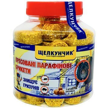 Щелкунчик 320 г, бутылка (желтый брикет, карамель) 3949 фото